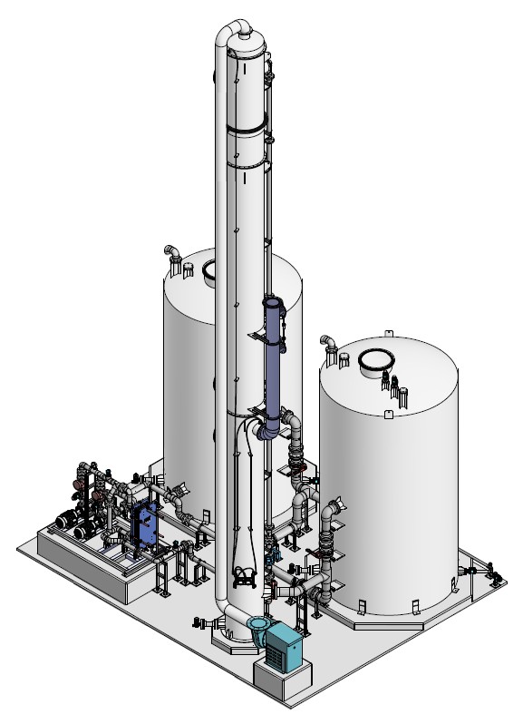 EO Wet Scrubber - Safe-Cell I Scrubber (EtO wet) Air